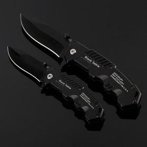 Black Sable Folding Survival Knife