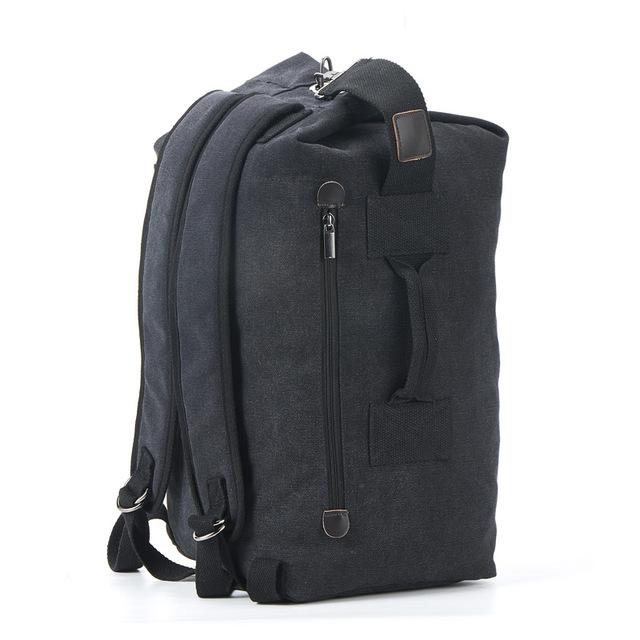 Premium Authentic Canvas Bucket-Style Backpack
