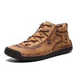 Comfort-Fitting Casual Men's Leather Shoes