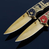 Lady Liberty American Folding Knife