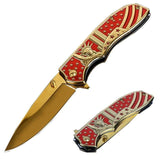 Lady Liberty American Folding Knife